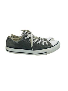 Converse Shoe Womens Size 8 Mens 6 Gray All Star Canvas Slip On Sneakers Comfort